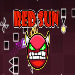 Geometry Dash Red Sun