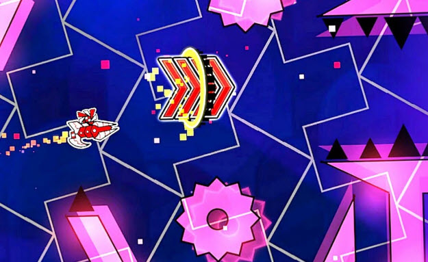 geometry dash falling up screenshot