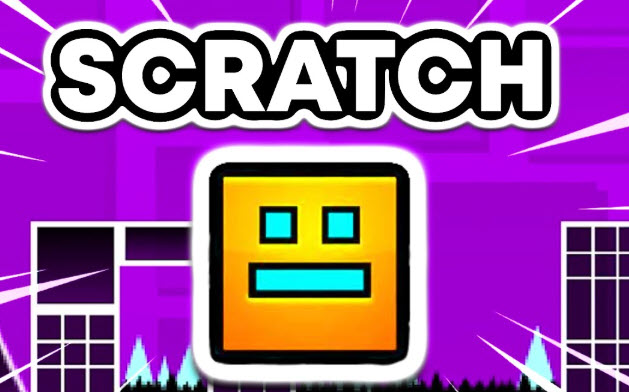 geometry dash scratch screenshot