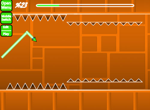 Geometry Dash Spam Test screenshot